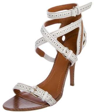 Givenchy Leather Crossover Sandals