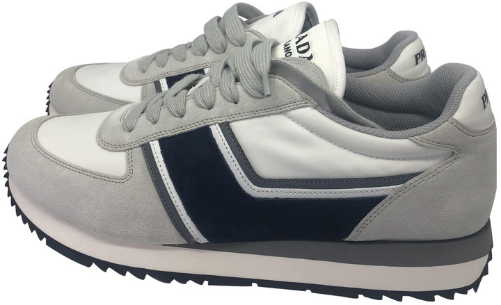 grey prada trainers