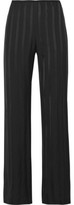 Thumbnail for your product : Theory Pajeema Striped Satin Wide-Leg Pants