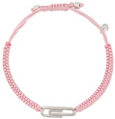 Thumbnail for your product : Tateossian Paperclip pave diamond bracelet