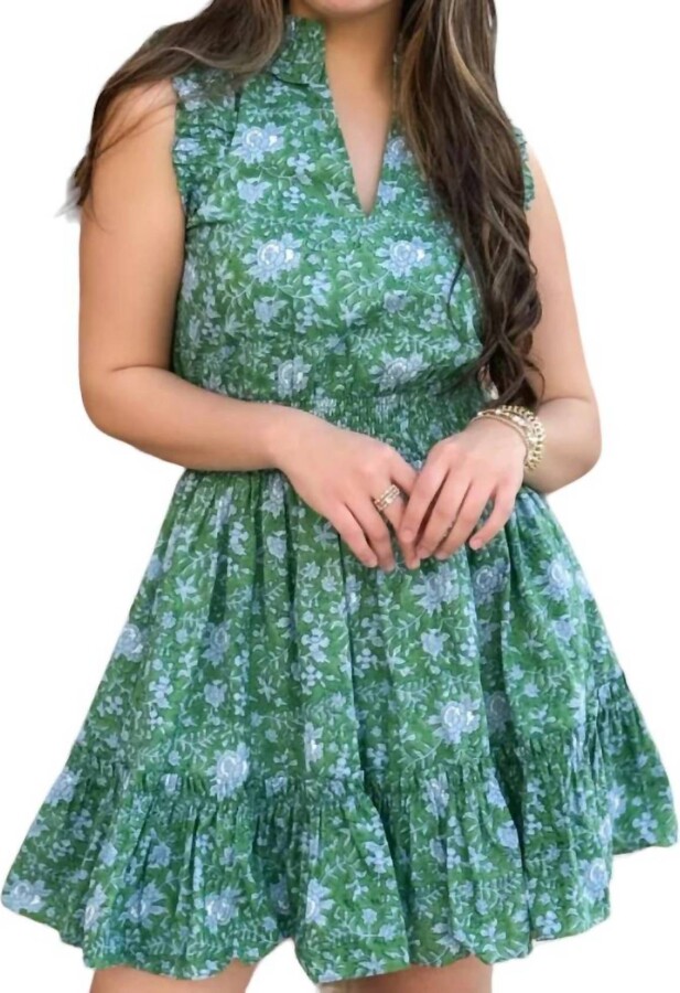 Anna Cate Morgan Mini Dress In Lotus Garden