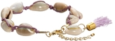 Thumbnail for your product : ASOS Shell Anklet on Cord Matching Tassel