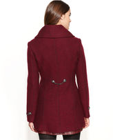 Thumbnail for your product : Jessica Simpson Double-Breasted Envelope-Collar Pea Coat