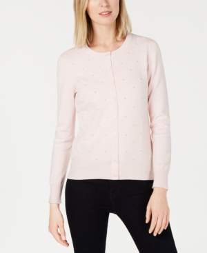 Charter Club Printed Button-Down Cardigan, Created for Macy's