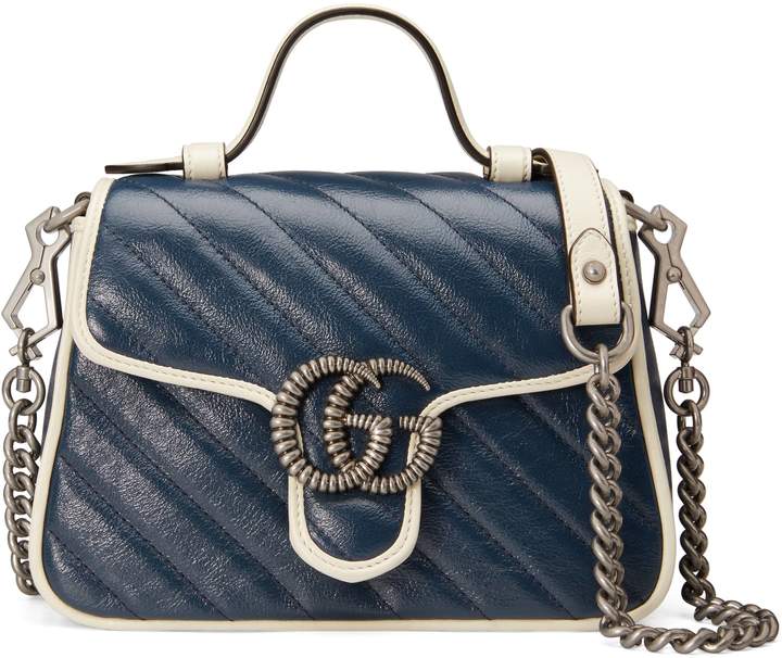gg marmont mini top handle bag