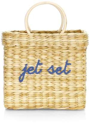 Poolside Small Structured Jet Set Beach Tote