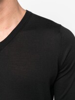 Thumbnail for your product : Colombo V-neck fine-knit jumper