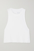 Thumbnail for your product : All Access Dynamic Cropped Stretch Cotton And Modal-blend Jersey Tank