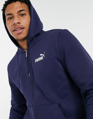 mens navy puma hoodie