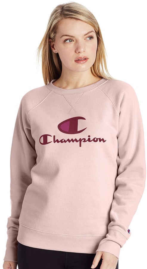 champion sweater womens pink