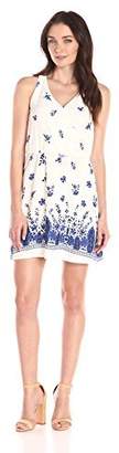 Collective Concepts Women's Floral-Printed Dress with Border