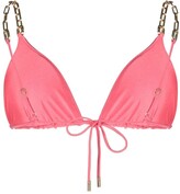Thumbnail for your product : Cult Gaia Blossom chain-link bikini-top