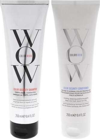 COLOR WOW Color Security Kit by for Unisex - 2 Pc Kit 8.4oz Shampoo, 8.4oz Conditioner