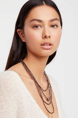 Free People Delicate Tiered Stone Necklace