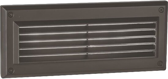 W.A.C. Lighting Endurance LED Louvered Brick Step Light in Oil Rubbed