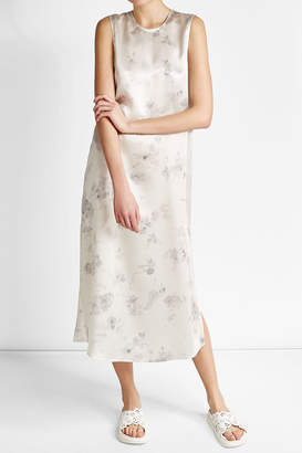 Calvin Klein Collection Printed Silk Dress