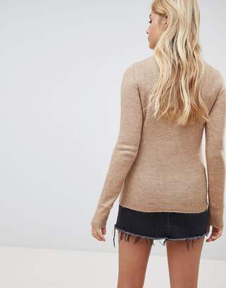 Brave Soul Zennor Crew Neck Jumper With Rib Detail