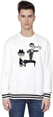 Dolce & Gabbana Piano Designers Cotton Sweatshirt