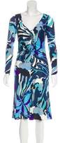 Thumbnail for your product : Emilio Pucci Printed Silk Midi Dress