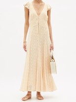 Thumbnail for your product : Mes Demoiselles Joanna Floral-embroidered Maxi Dress