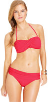 Thumbnail for your product : La Blanca Halter Ruched Bandeau Bikini Top