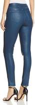 Thumbnail for your product : Elie Tahari Azella Coated Skinny Jeans in Blue Light Denim