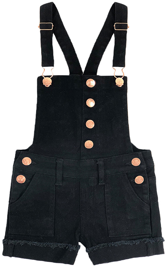 black and gold overalls