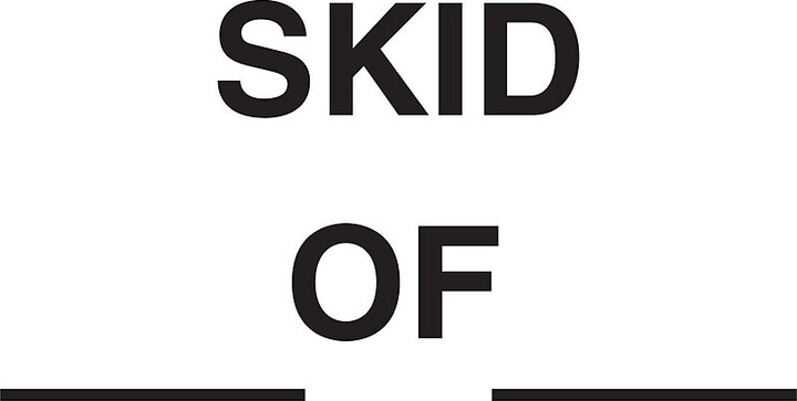 Skid ____ of ____ Labels, White/Black, 5" x 3", 500/Rl