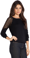 Thumbnail for your product : Shae Lace Sleeve Pullover