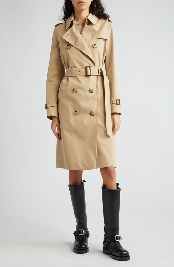 Burberry Kensington Double Breasted Trench Coat