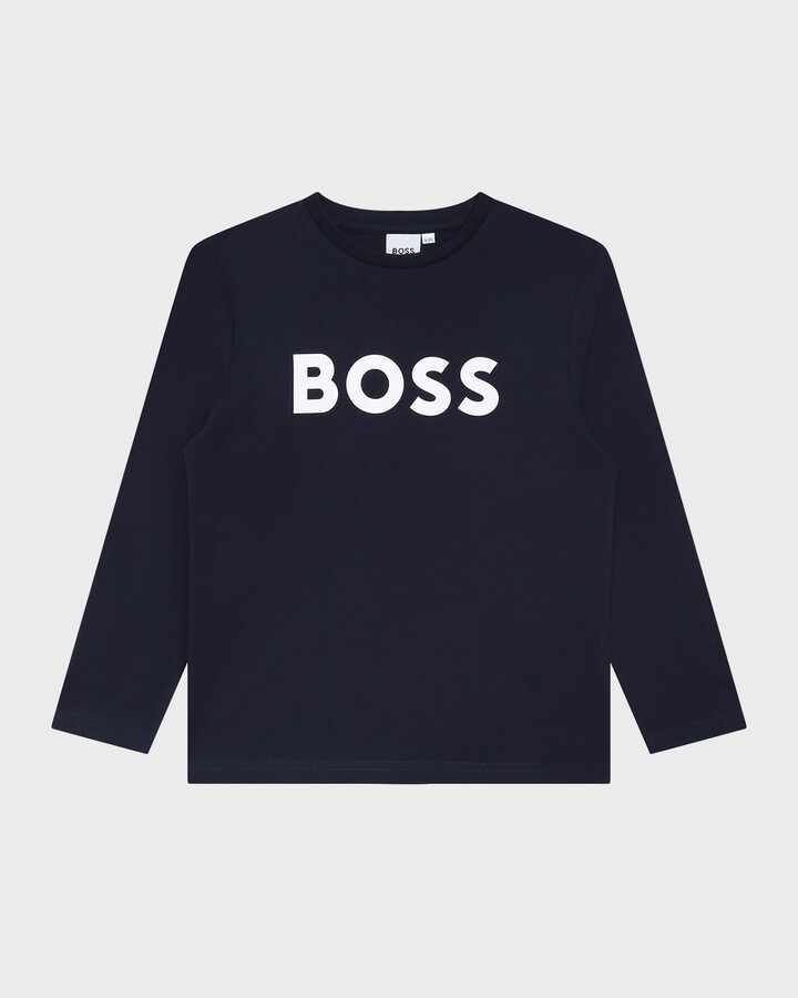 HUGO BOSS Boy's Classic Logo-Print T-Shirt, Size 4-5