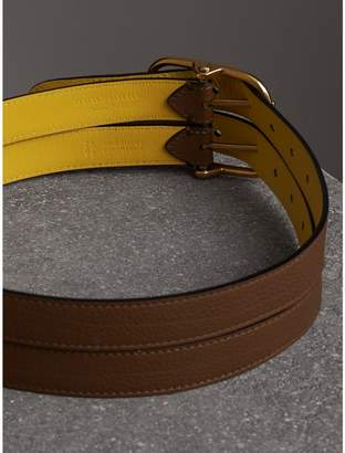 Burberry Reversible Double-strap Leather Belt