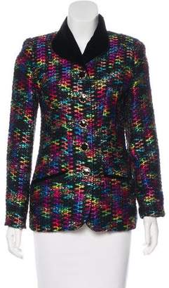 Ungaro Paris Tweed Button-Up Jacket
