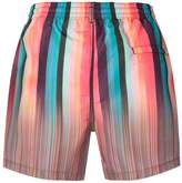 Thumbnail for your product : Paul Smith mixed-stripe print shorts