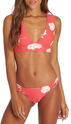 Billabong Floral Dawn Plunge Bikini Top