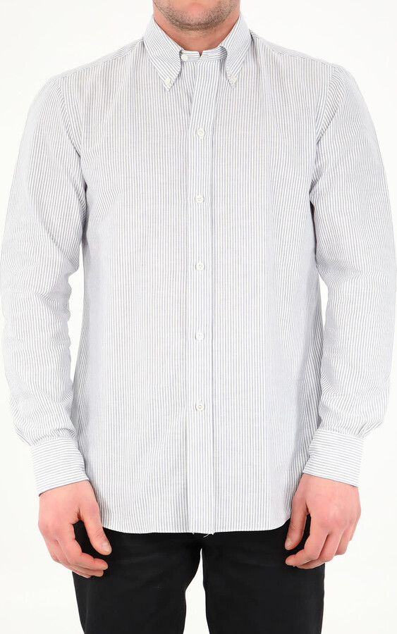 Mens Vertical Stripe Button Down Shirt | Shop the world's largest 