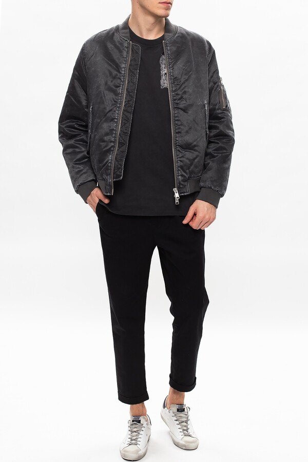 allsaints bomber jacket