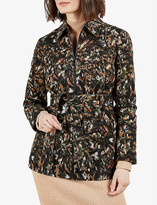 Thumbnail for your product : Ted Baker Inniza camo-print cotton jacket
