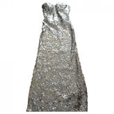 Thumbnail for your product : Jenny Packham Silver Dress