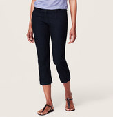 Thumbnail for your product : LOFT Petite Curvy Non 5-Pocket Cropped Jeans in Dark Rinse Wash