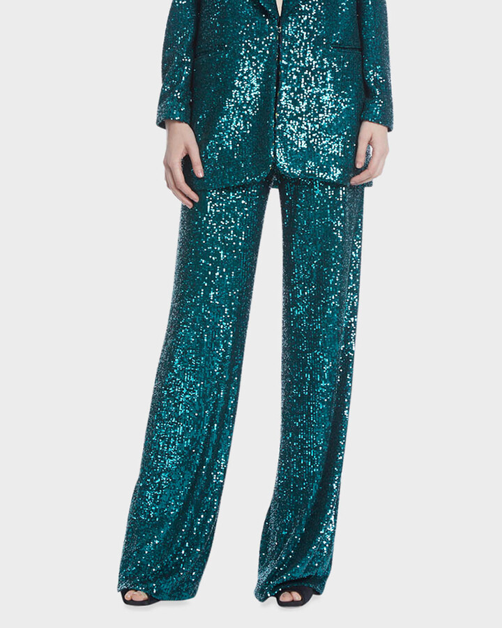 ONE33 SOCIAL Sequin Pants ShopStyle