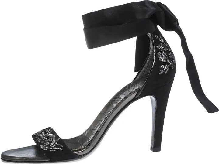 Embroidered Sandals