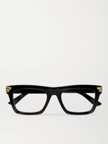 Thumbnail for your product : Bottega Veneta Square-Frame Acetate Optical Glasses - Men - Black