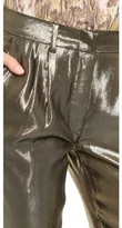 Thumbnail for your product : Jenni Kayne Pleated Metallic Pants