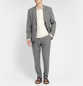 Thumbnail for your product : Marc by Marc Jacobs Black and White Checked Silk and Wool-Blend Suit Jacket