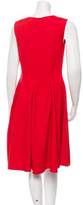 Thumbnail for your product : Agnona Pleated A-Line Dress w/ Tags