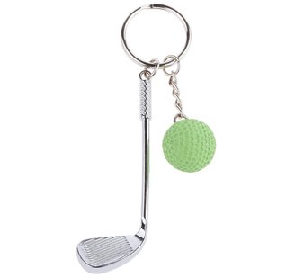 Generic Mini Golf Clubs & Ball Pendant Purse Bag Keyring Key Chain Gift