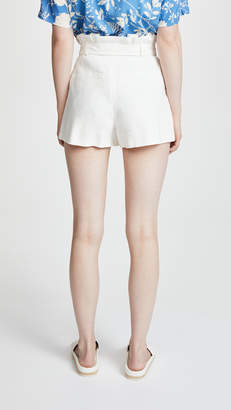 Alice + Olivia Laurine Paper Bag Shorts