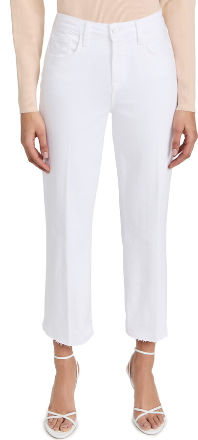 L'AGENCE Wanda Crop Wide Leg Jeans