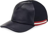Bally Leather-Front Baseball Hat 